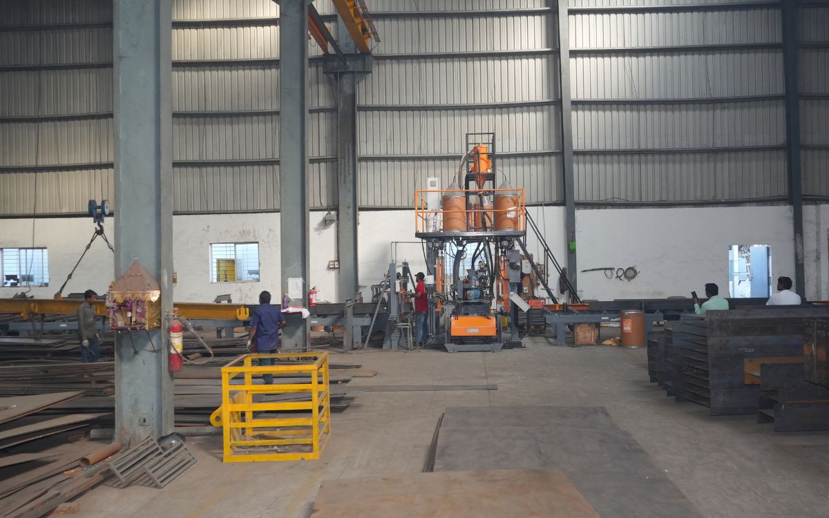 Sovereign Steel industrial plant and warehouse infrastructure